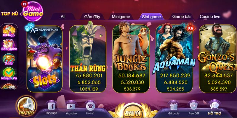 Game slot là lựa chọn hấp dẫn để giải trí và săn thưởng khủng 